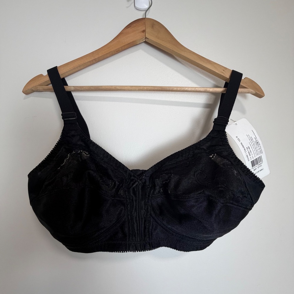 Triumph Claudette 103 N Lace Bra Black Womens 36D Lingerie
